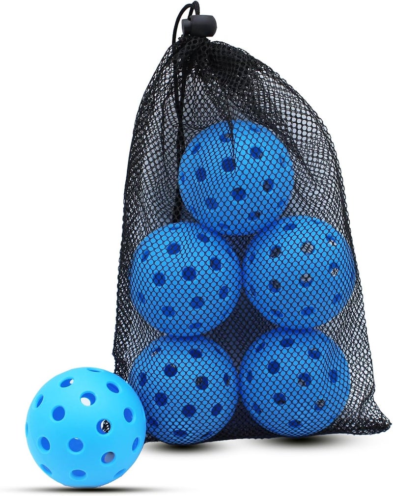 Magicorange Pickleball Balls, 40 Holes Outdoor Pickleballs, High Elasticity & Durable Pickle Balls for All Style Pickleball Paddles - Image 1
